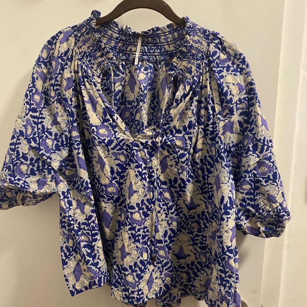 Free people puffy blouse